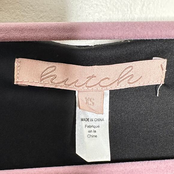 ANTHROPOLOGIE x HUTCH Ronnie Wrap Dress Black White Polka Dot {S30} - Picture 4 of 5